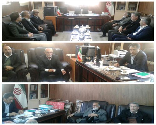 دیدار سرپرست شهرداری و اعضای شورای اسلامی شهر پلدشت با سرپرست فرمانداری.