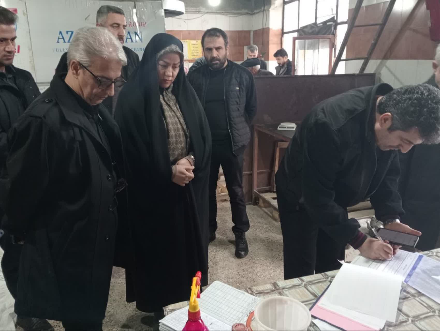 بازدید سرزده مسئولان ارشد استانی و شهرستانی از نانوایی‌های پلدشت