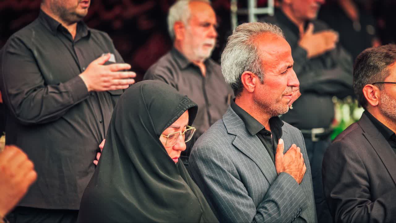 حضور پرشور مردم پلدشت در آیین پیاده‌روی جاماندگان تشییع رهبر شهید