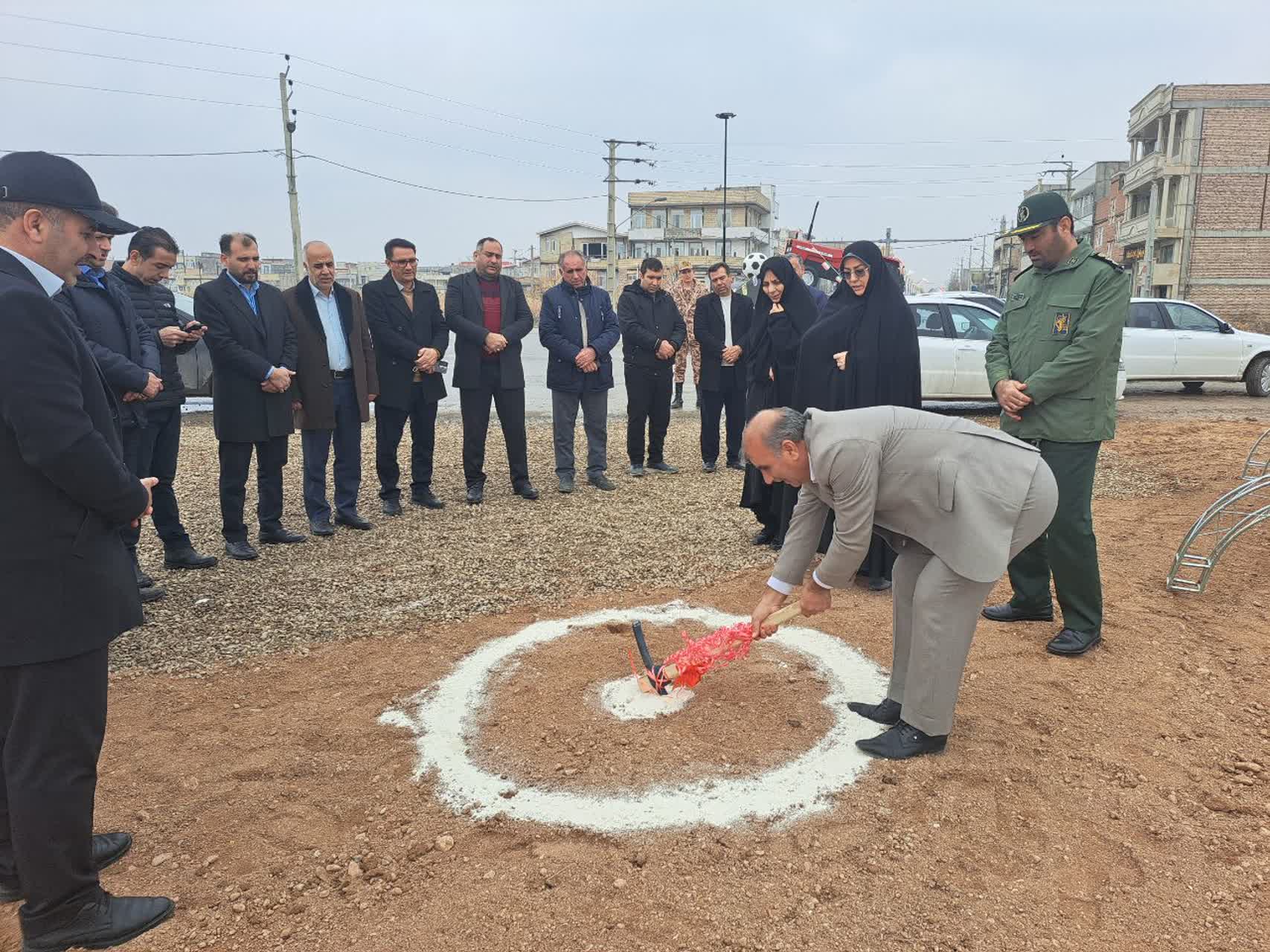 ادامه احداث بلوار آذربایجان در پلدشت کلنگ‌زنی شد