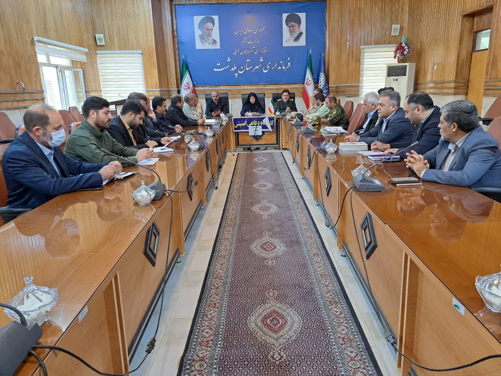 برگزاری جلسه هماهنگی رزمایش «جان‌فدایان» در شهرستان پلدشت به ریاست فرماندار