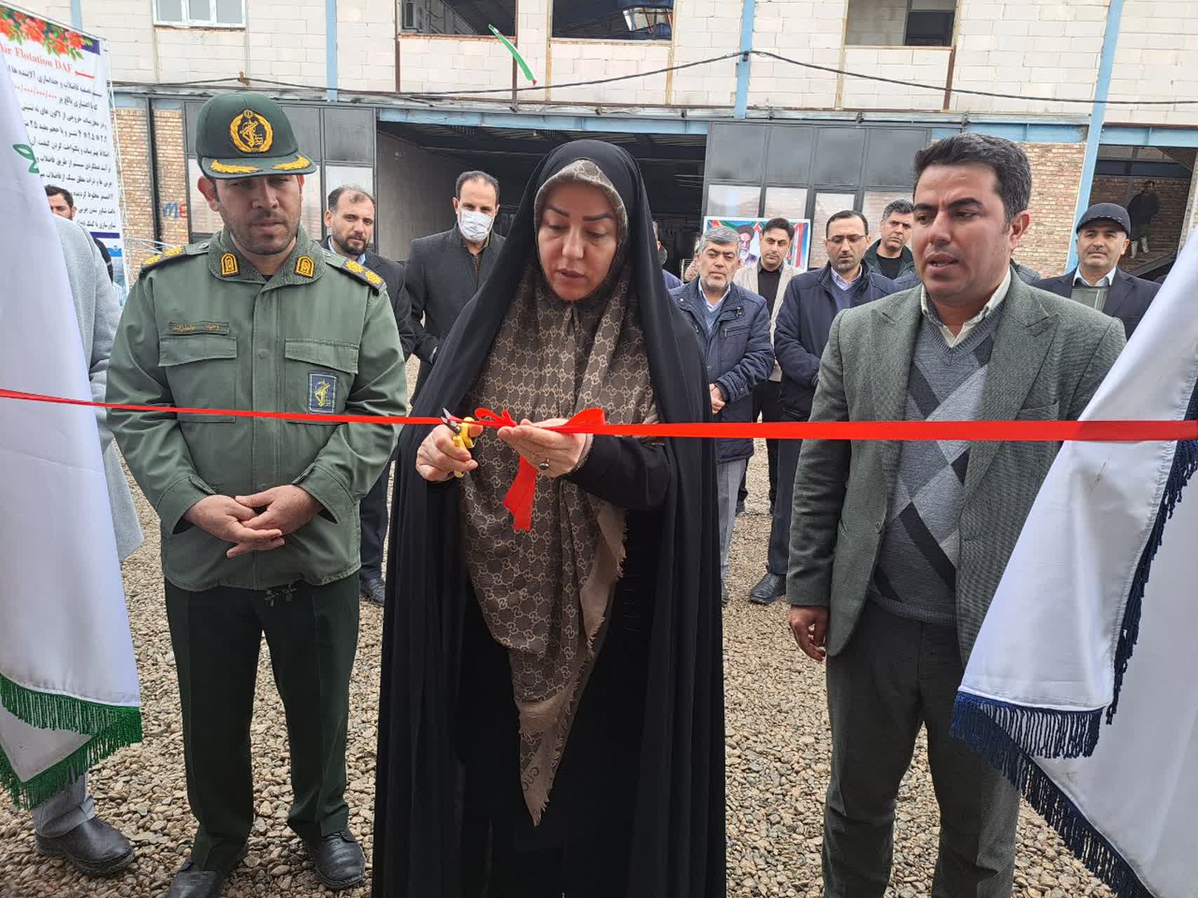 سیستم تصفیه فاضلاب مجتمع دامداری ارس دام ارشام در پلدشت افتتاح شد