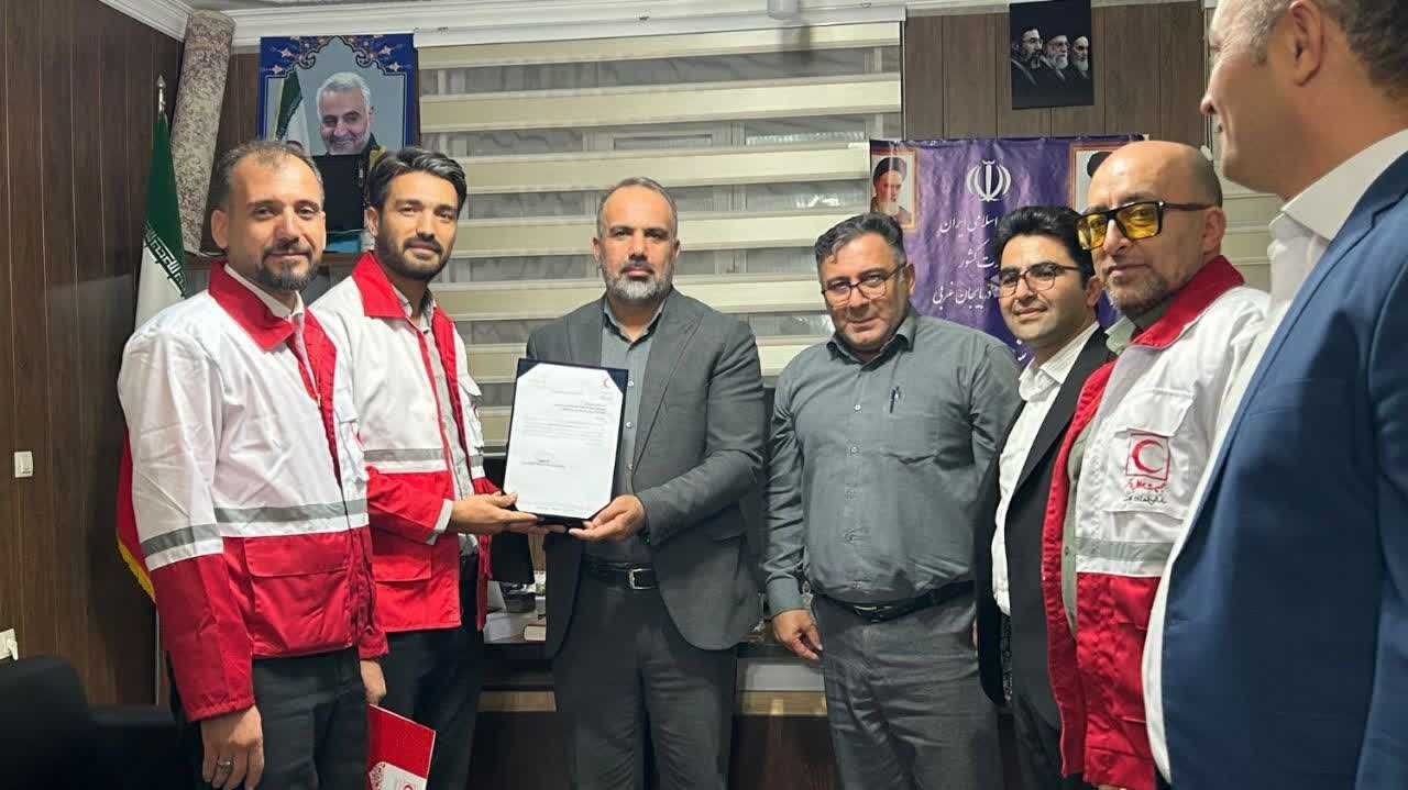 آیین تکریم و معارفه رئیس جمعیت هلال‌احمر شهرستان پلدشت برگزار شد