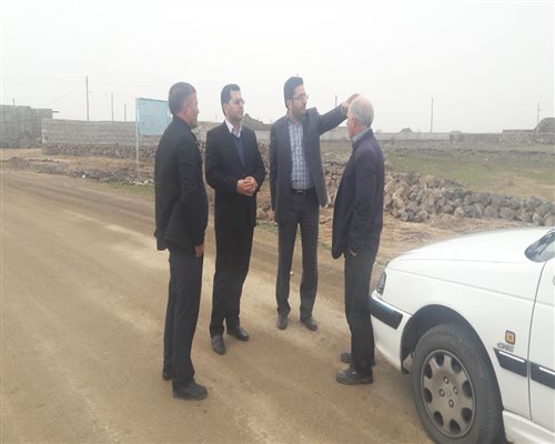 بازدید معاون برنامه ریزی وامور عمرانی فرمانداری ازروستاهای کنیکور وآغ اتلوق