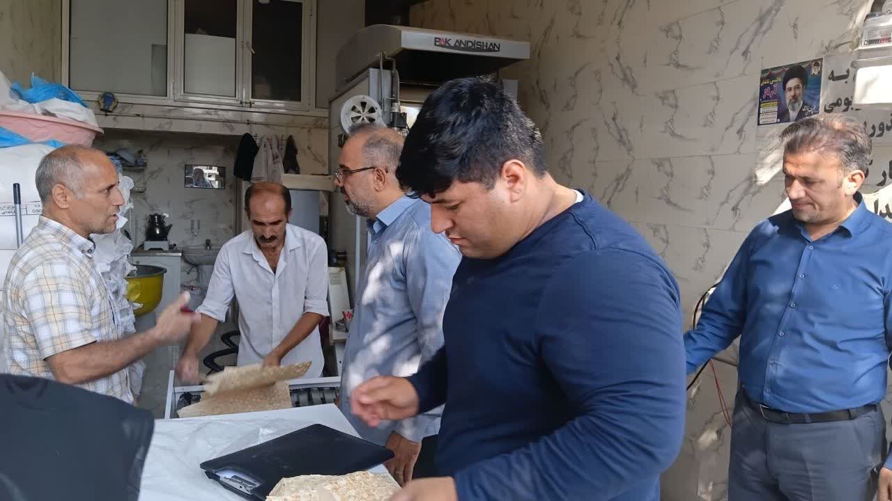 بازدید میدانی معاون سیاسی، امنیتی و اجتماعی فرمانداری شهرستان از نانوایی‌های سطح شهر پلدشت