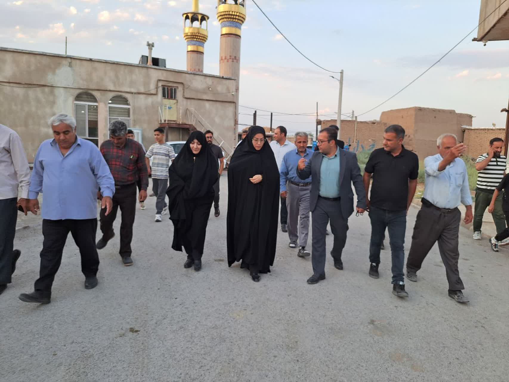 بازدید فرماندار پلدشت از روستای بهلول‌آباد در ادامه طرح مدیریت محله‌محور