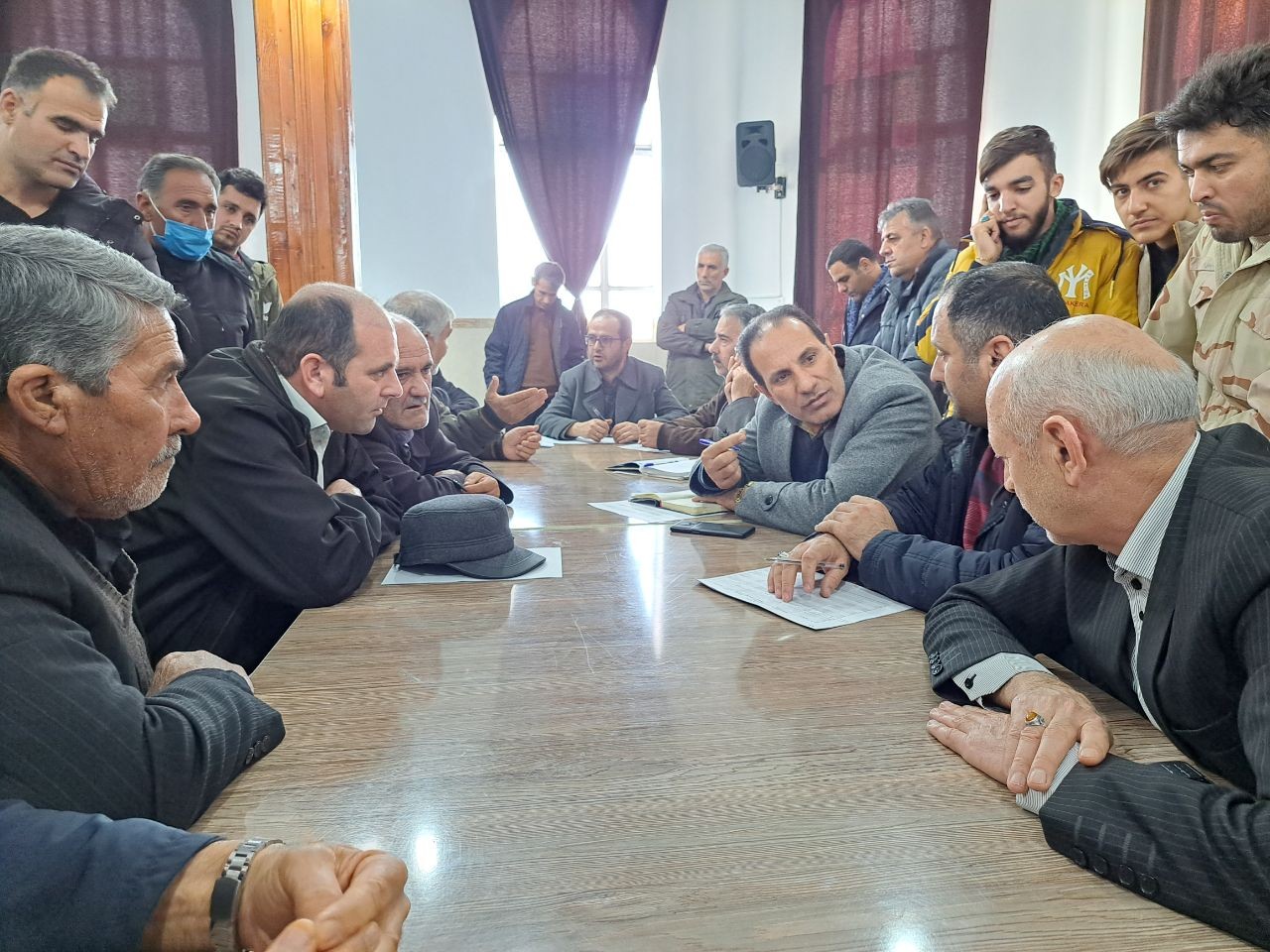 تشکیل میز ارتباطات مردمی در مسجد جامع روستای شهرک ارس