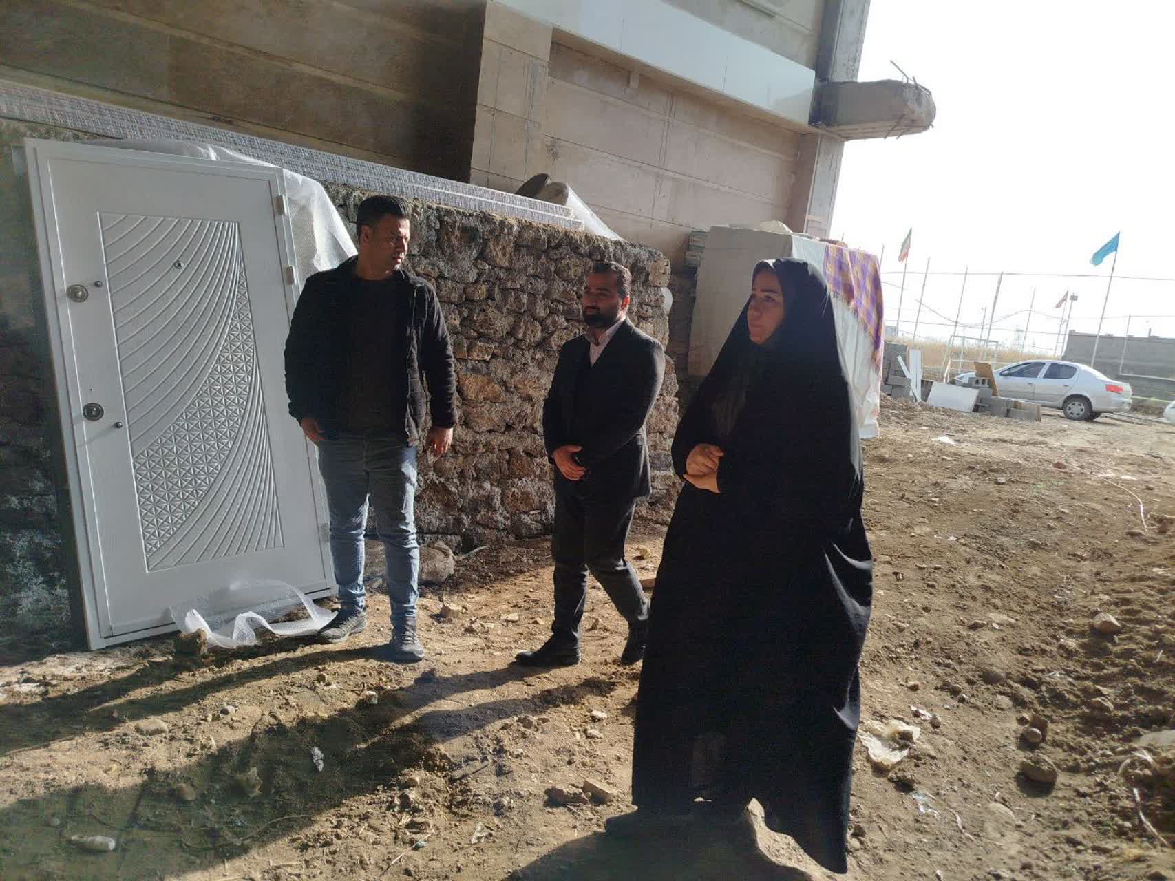بازدید فرماندار شهرستان از آخرین وضعیت پیشرفت استخر شهر پلدشت