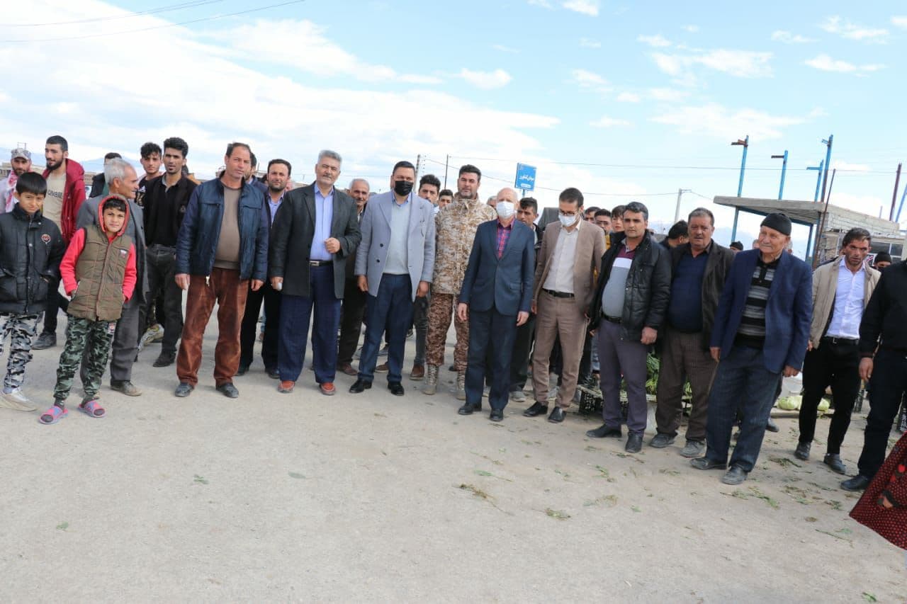 بازدید فرماندار شهرستان پلدشت از جمعه بازار و میدان دواب روستای شوطلو
