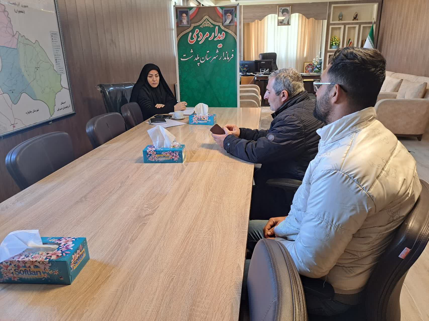 برگزاری ملاقات مردمی فرماندار شهرستان پلدشت+تصاویر