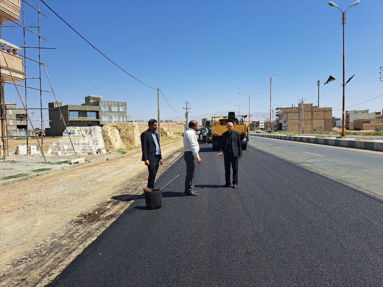 گزارش تصویری/ بازدید فرماندار شهرستان پلدشت از عملیات اجرای پروژه های عمران شهری