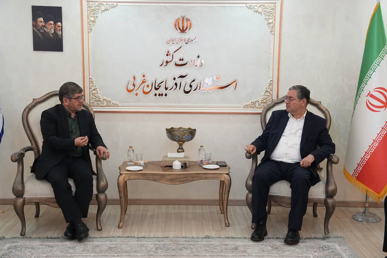دیدار معاون وزیر راه و شهرسازی با استاندار آذربایجانغربی + تصاویر