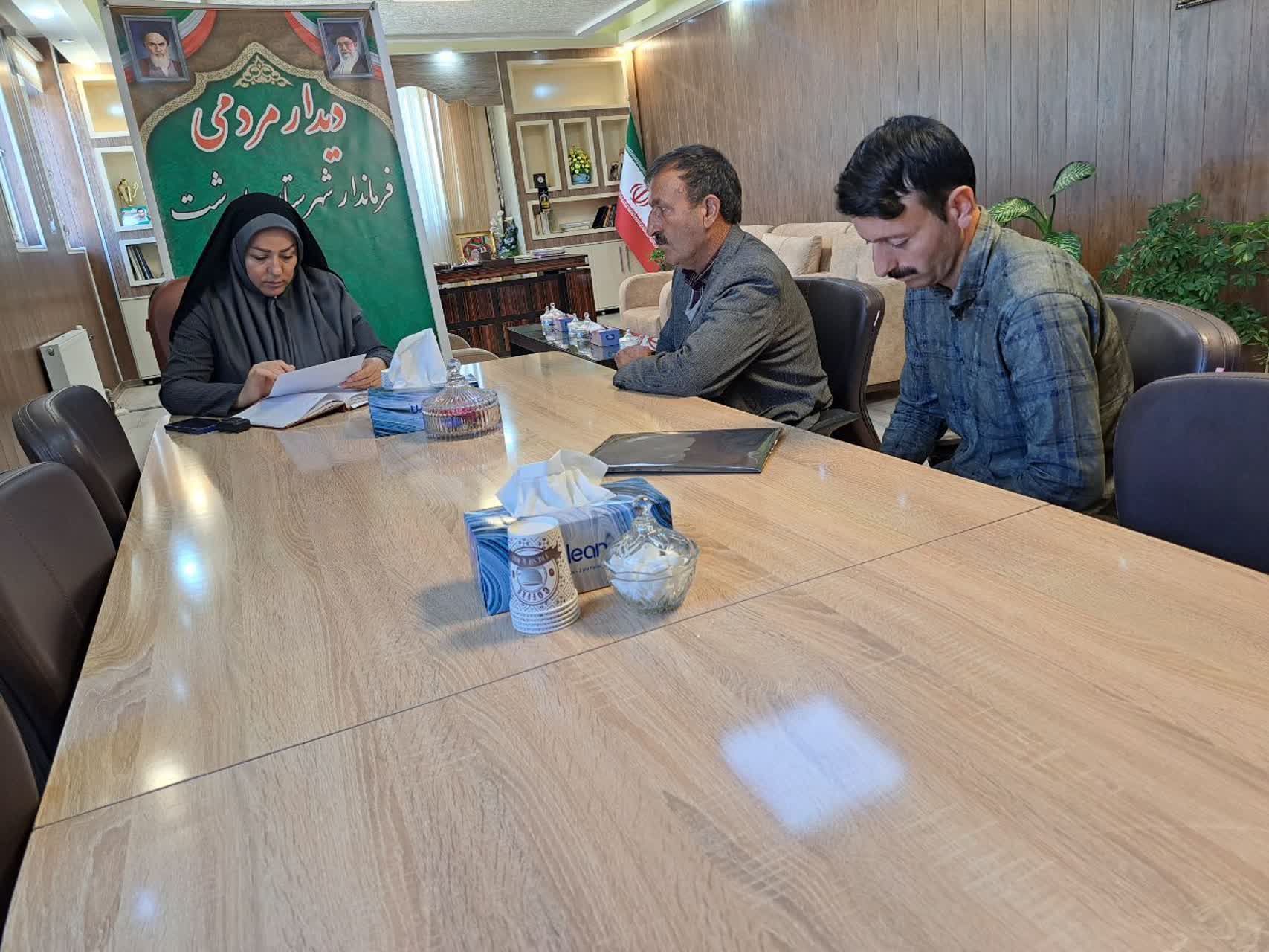 ملاقات مردمی فرماندار شهرستان پلدشت