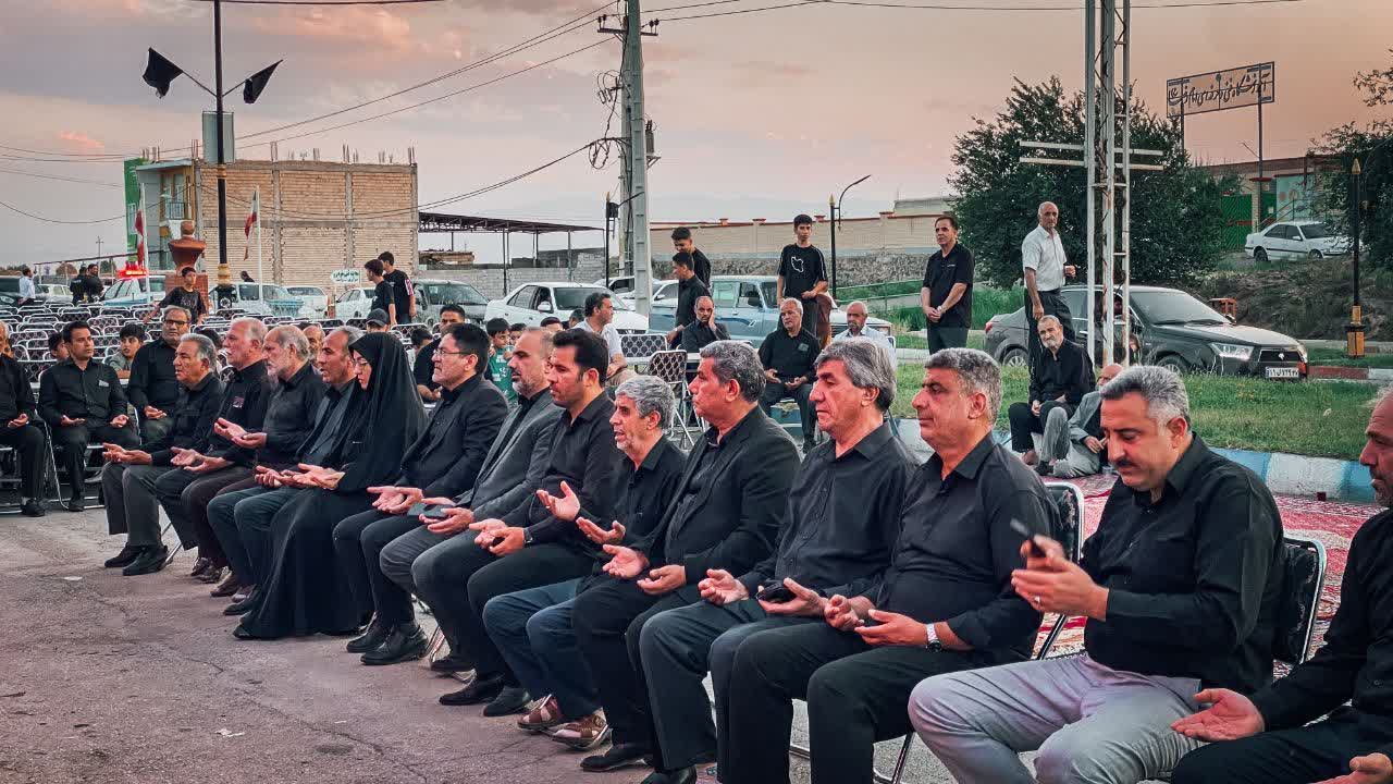 برگزاری مراسم باشکوه عزاداری و سوگواری در موکب مردمی جامانده پلدشت