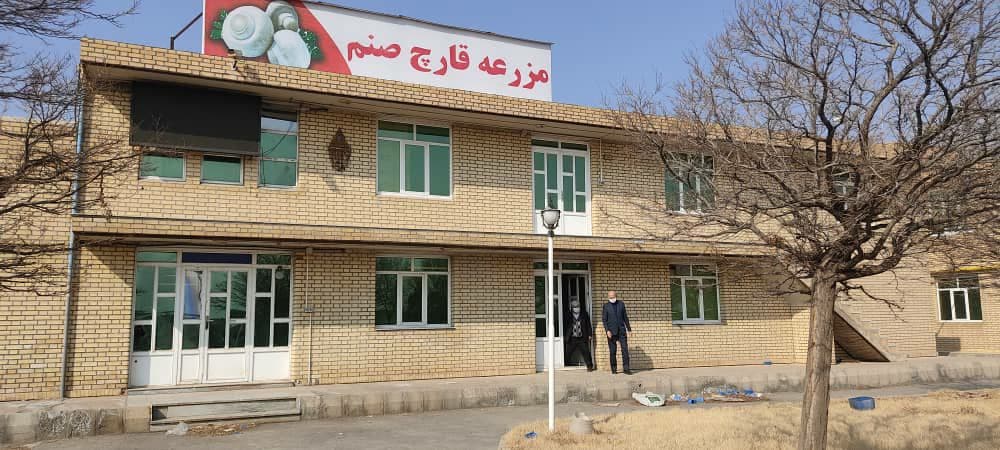 بازدید فرماندار از مزرعه قارچ صنم پلدشت