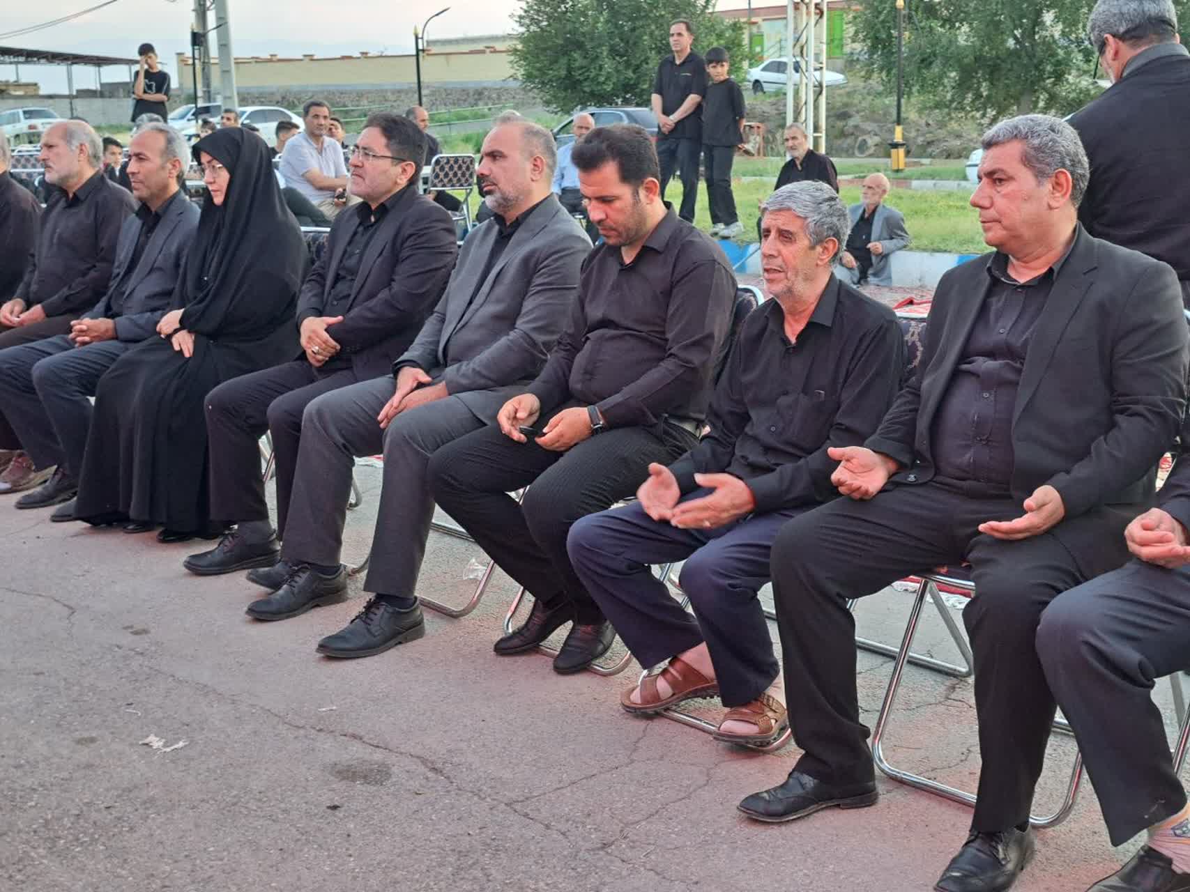 برگزاری مراسم باشکوه عزاداری و سوگواری در موکب مردمی جامانده پلدشت