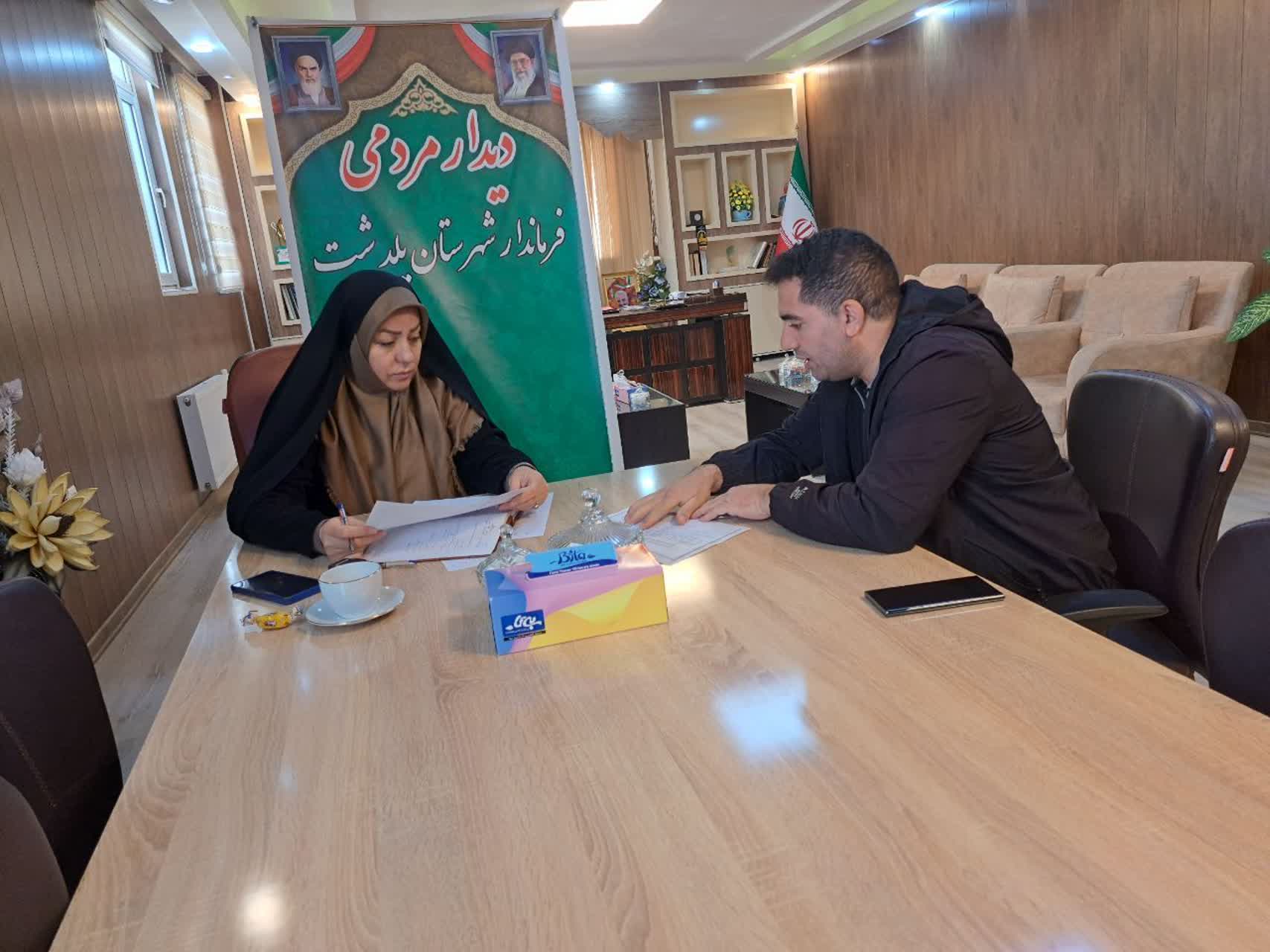 ملاقات مردمی فرماندار شهرستان پلدشت