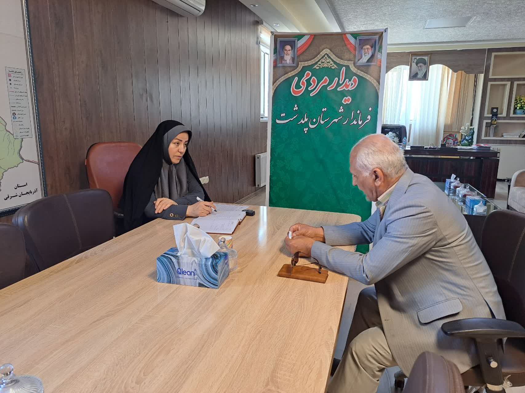 ملاقات مردمی فرماندار شهرستان پلدشت برگزار شد