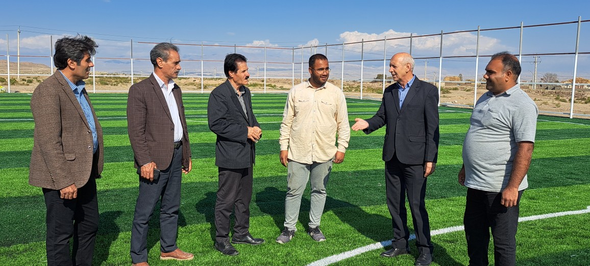 زمین چمن مصنوعی روستای بهلول آباد
