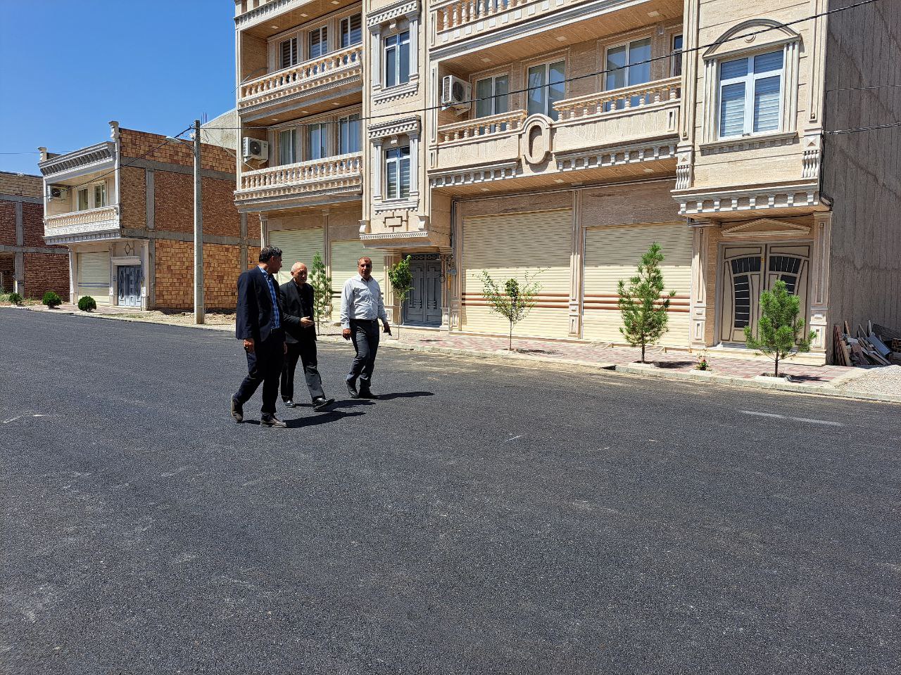 گزارش تصویری/ بازدید فرماندار شهرستان پلدشت از عملیات اجرای پروژه های عمران شهری