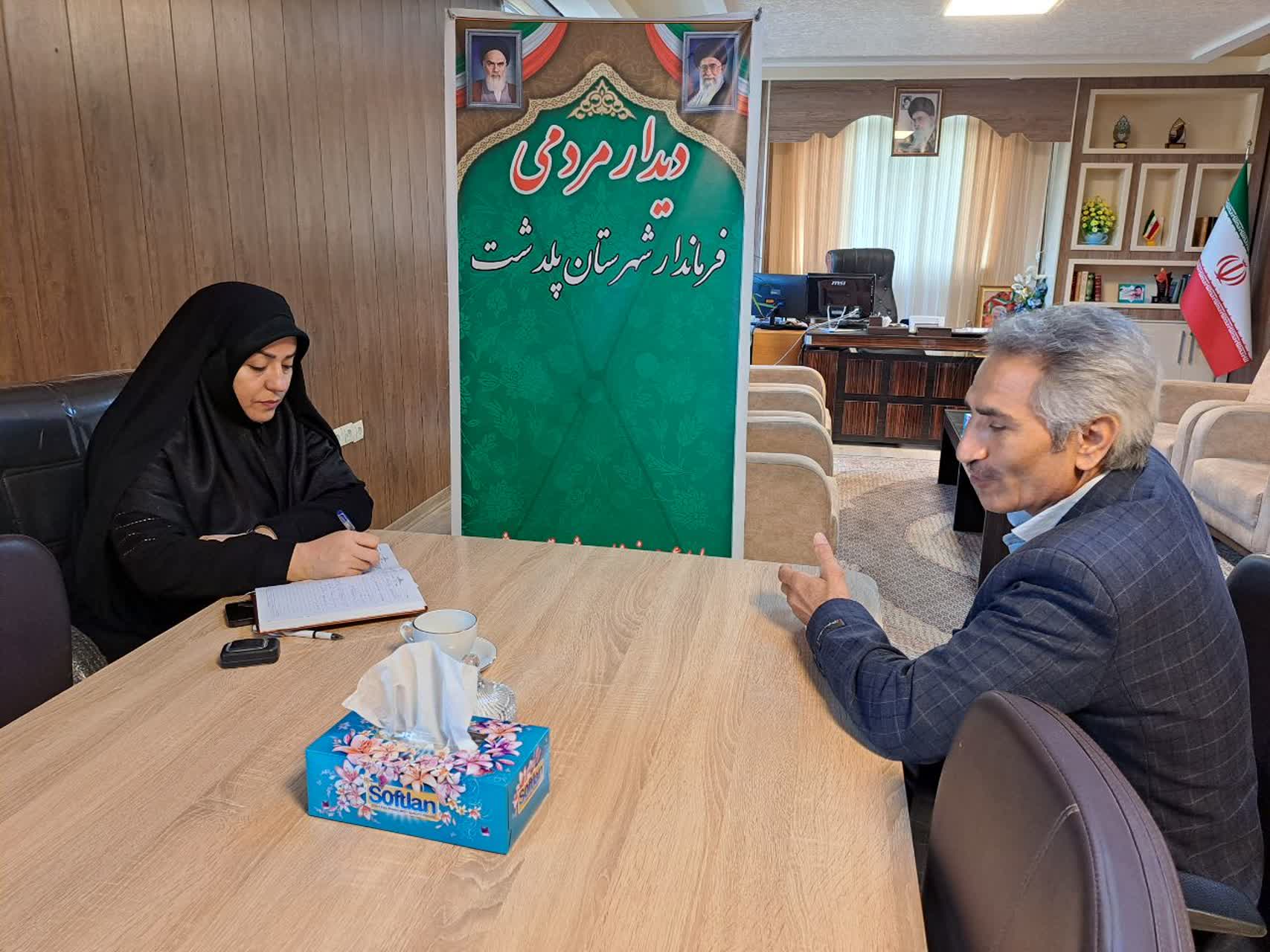 برگزاری ملاقات مردمی فرماندار شهرستان پلدشت+تصاویر