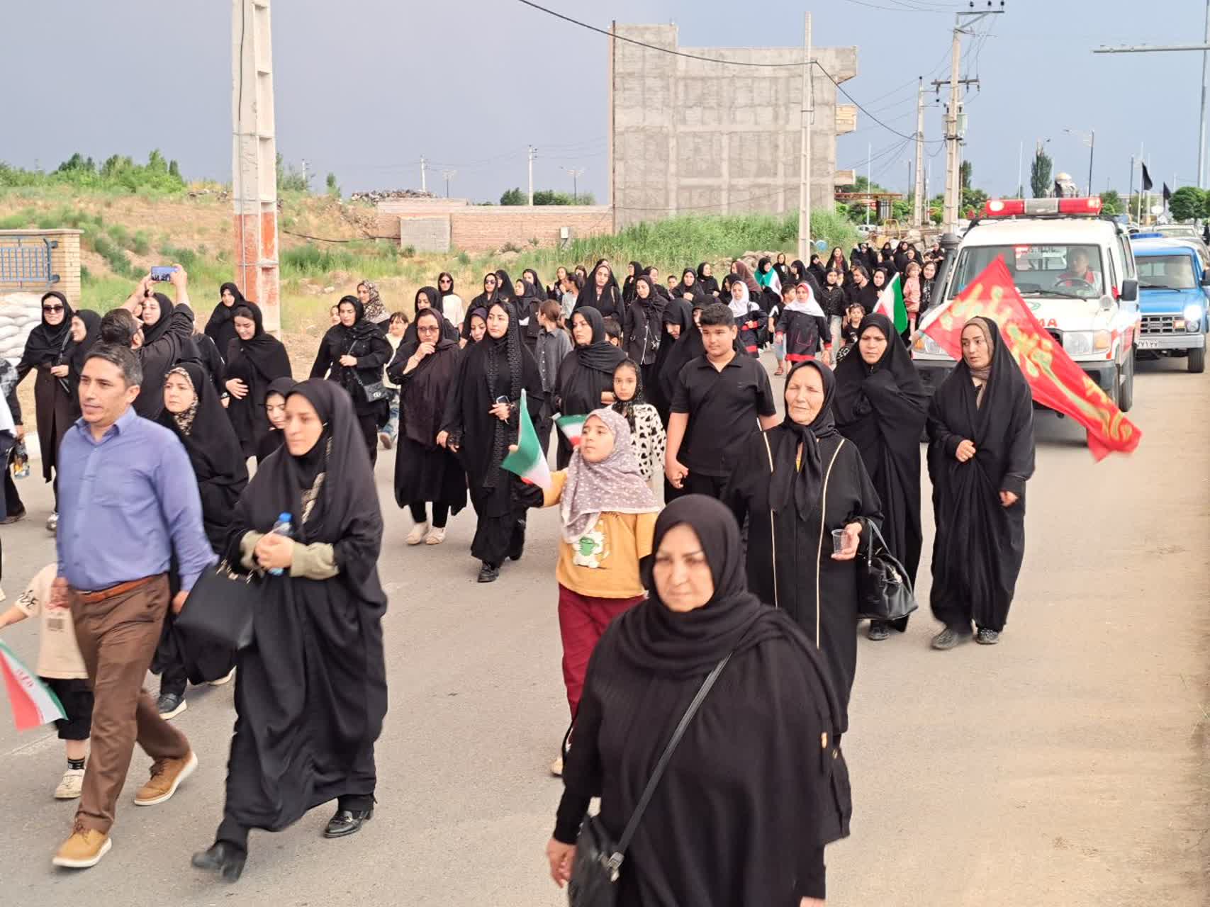 طنین نوای سوگواری در پلدشت؛ اجتماع پرشور دلدادگان رهبر شهید برگزار شد