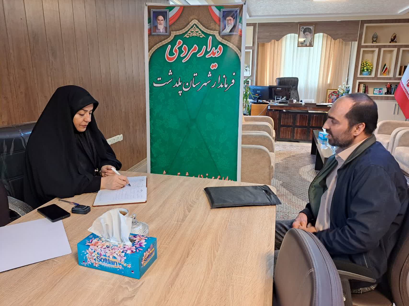 برگزاری ملاقات مردمی فرماندار شهرستان پلدشت+تصاویر