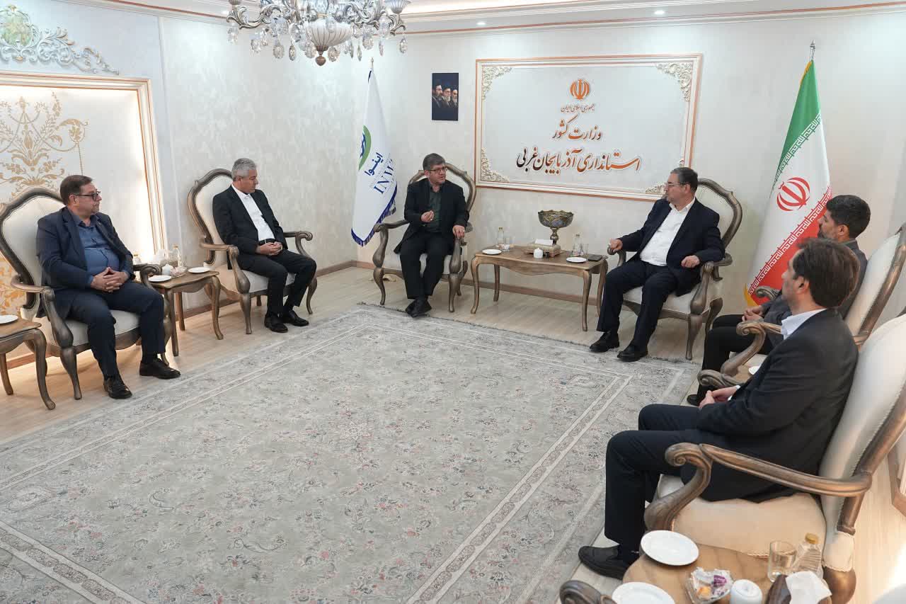 دیدار معاون وزیر راه و شهرسازی با استاندار آذربایجانغربی + تصاویر