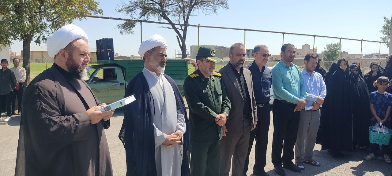 مراسم بدرقه و اعزام کاروان راهیان نور شهرستان پلدشت
