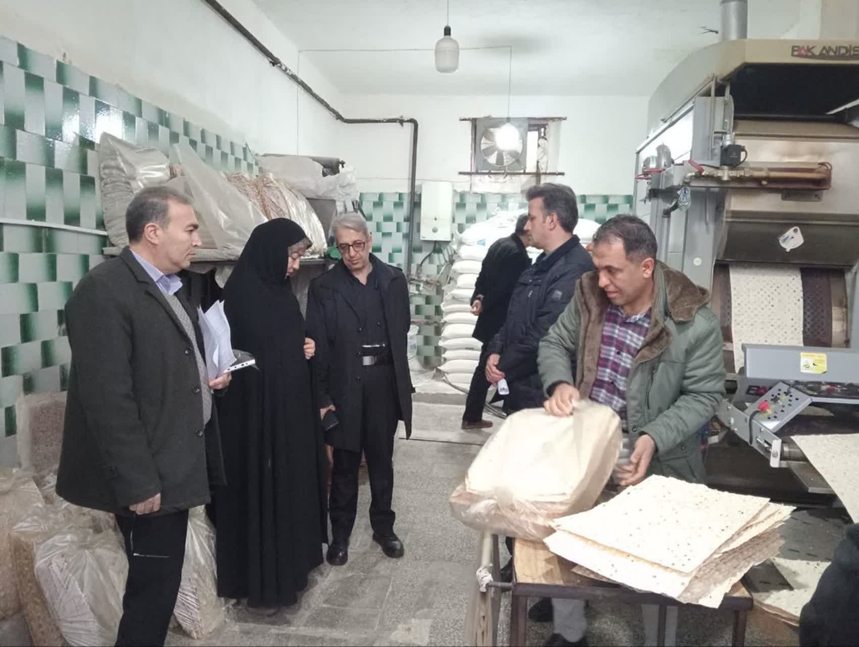 بازدید سرزده مسئولان ارشد استانی و شهرستانی از نانوایی‌های پلدشت