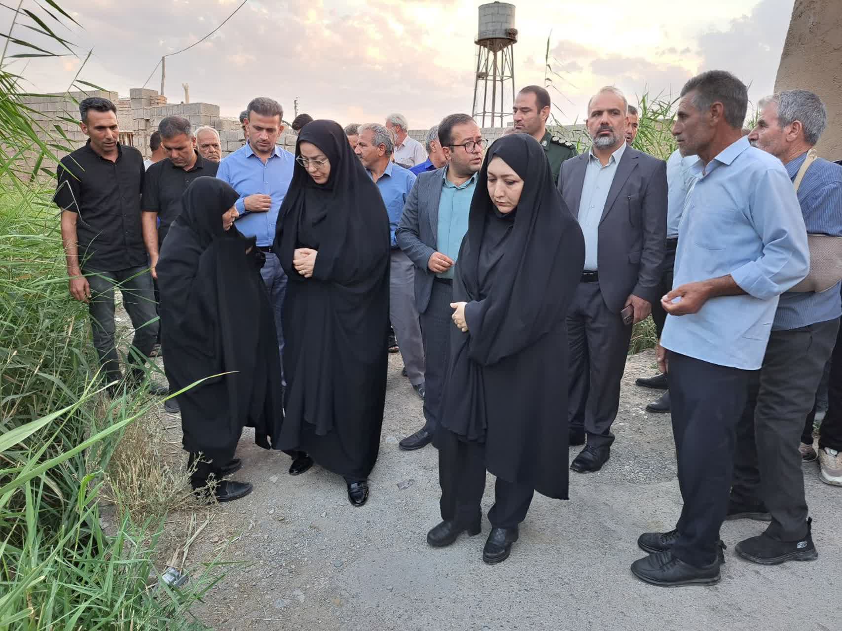 بازدید فرماندار پلدشت از روستای بهلول‌آباد در ادامه طرح مدیریت محله‌محور