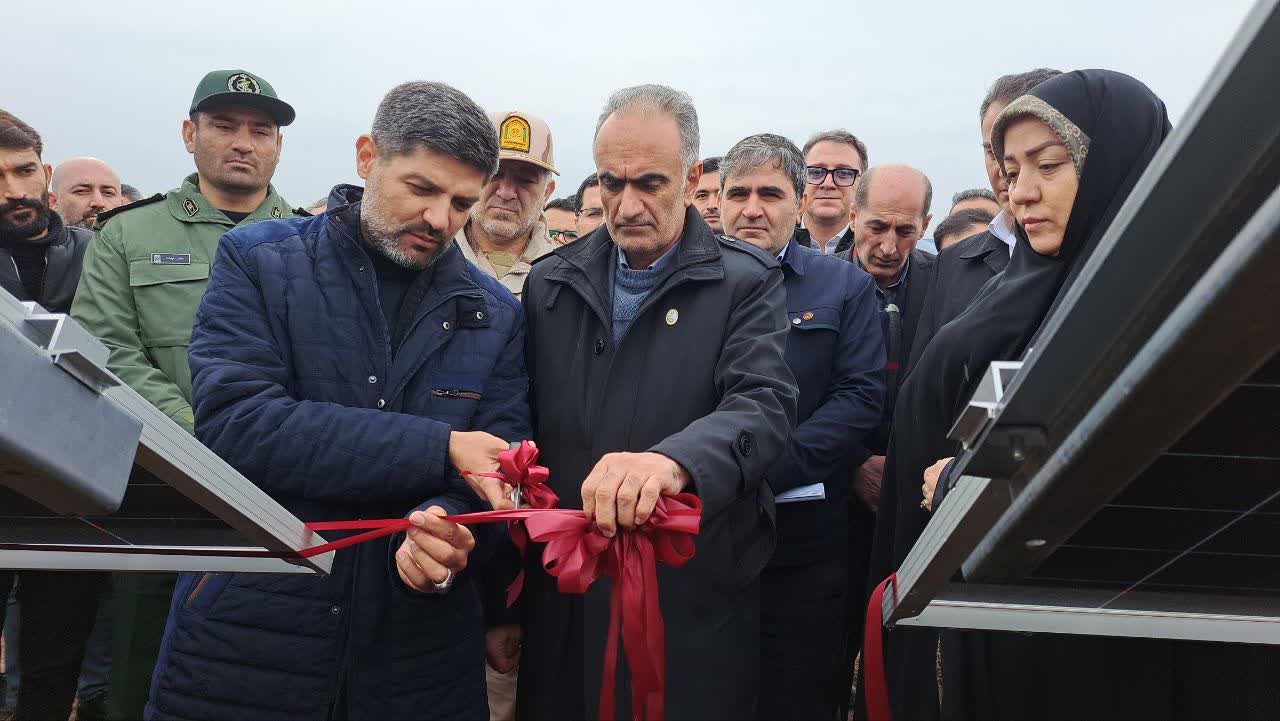 آغاز بهره‌برداری از نیروگاه خورشیدی پلدشت با دستور رئیس‌جمهور