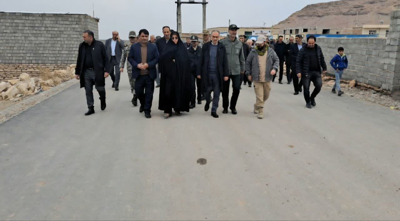 بهره‌برداری از 5 پروژه طرح هادی و آسفالت معابر روستای در شهرستان پلدشت