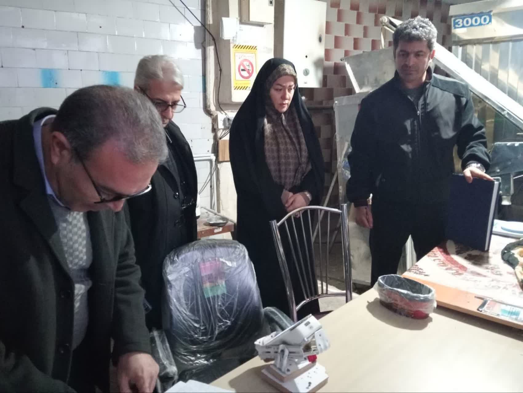 بازدید سرزده مسئولان ارشد استانی و شهرستانی از نانوایی‌های پلدشت