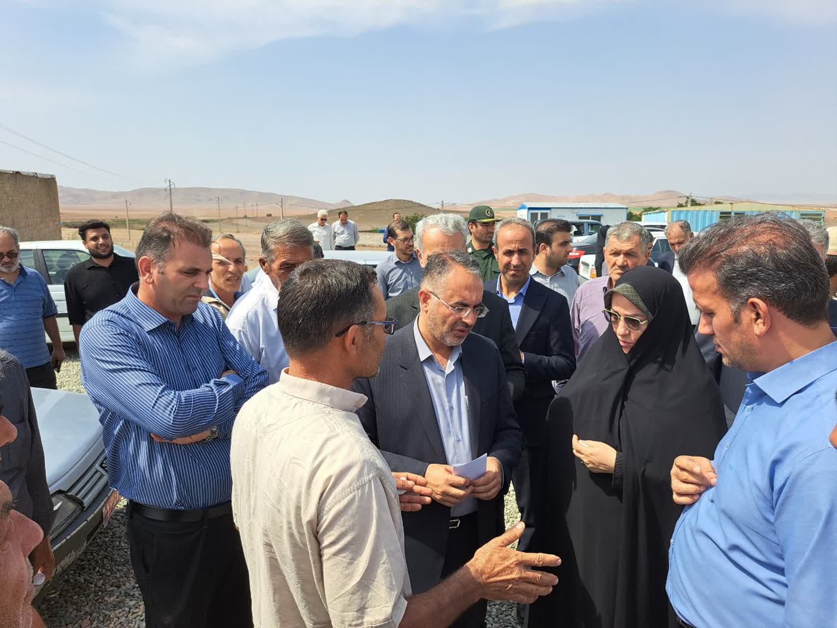 بررسی میدانی مشکلات اهالی روستای نصرتآباد پلدشت در حاشیه افتتاح مدرسه خیرساز