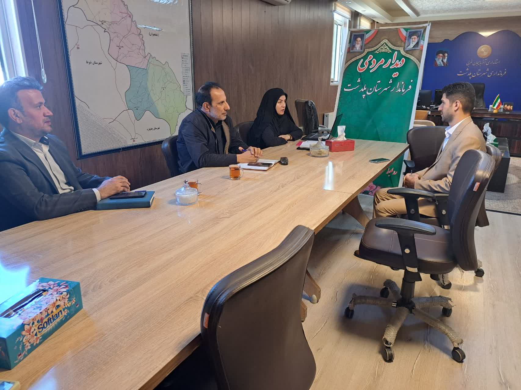 برگزاری ملاقات مردمی فرماندار شهرستان پلدشت