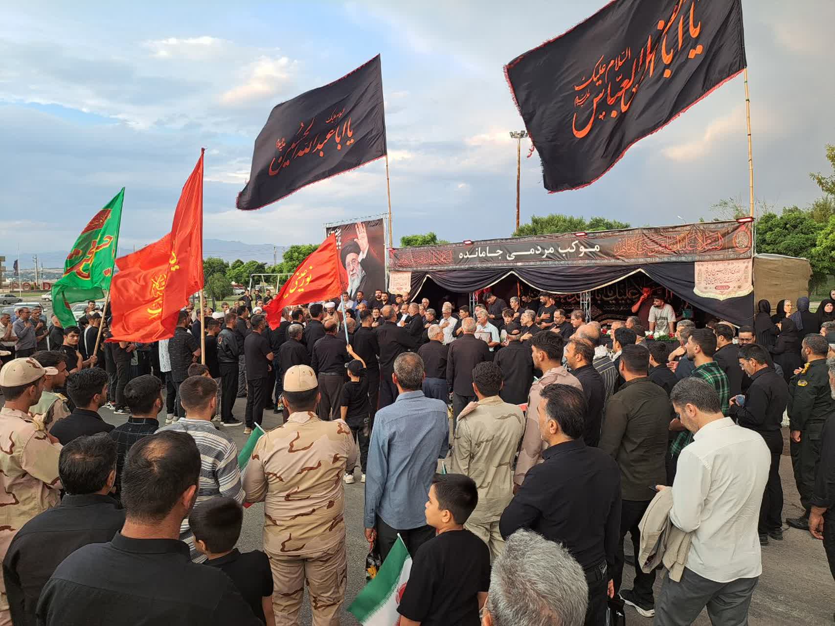 طنین نوای سوگواری در پلدشت؛ اجتماع پرشور دلدادگان رهبر شهید برگزار شد