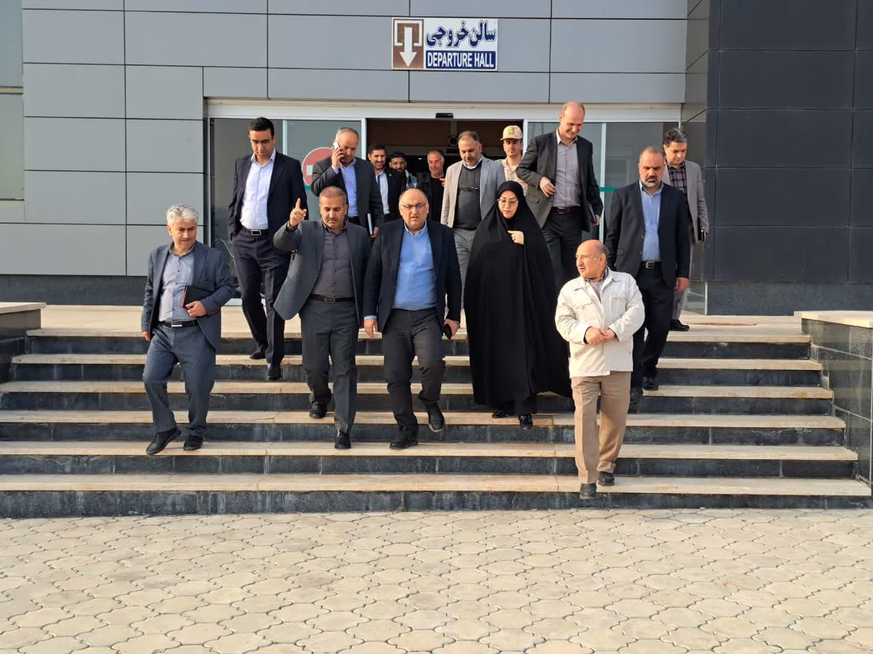 بازدید مدیر کل توسعه منطقه‌ای و دبیر توسعه پایدار شرق و غرب کشور از پایانه مرزی پلدشت