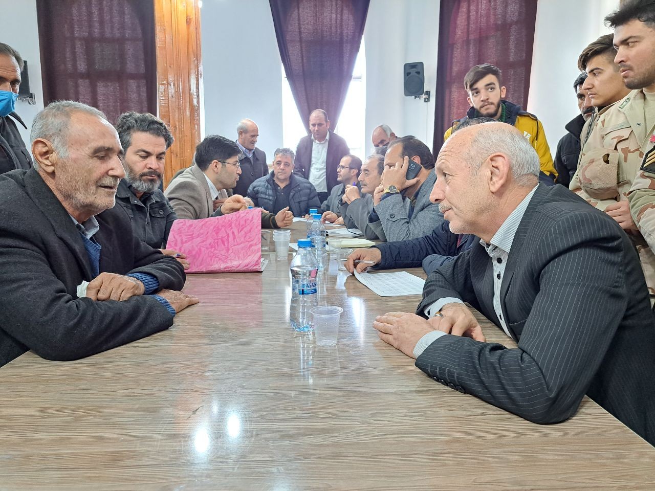 تشکیل میز ارتباطات مردمی در مسجد جامع روستای شهرک ارس