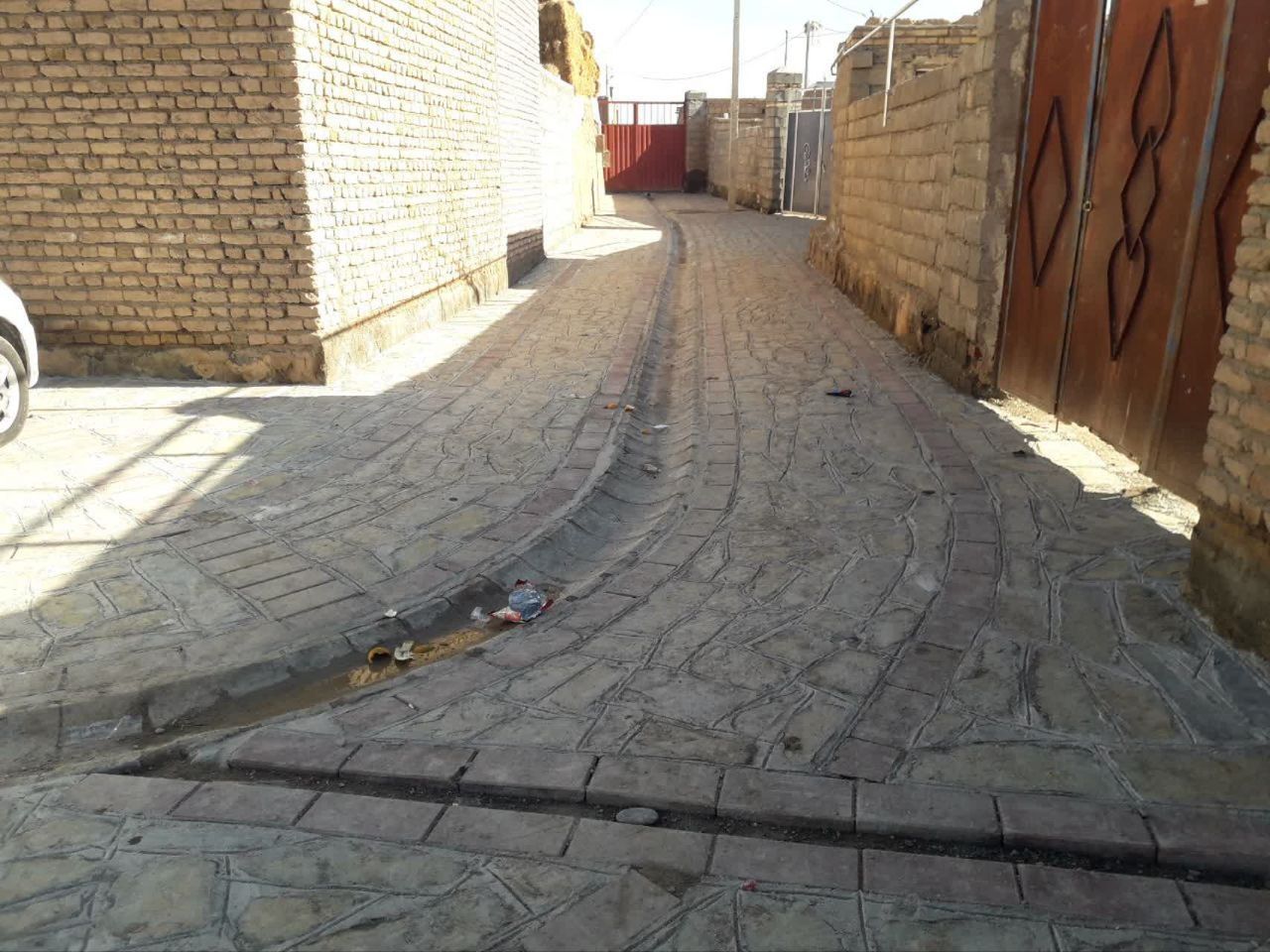 اجرای طرح هادی روستای قیرکندی