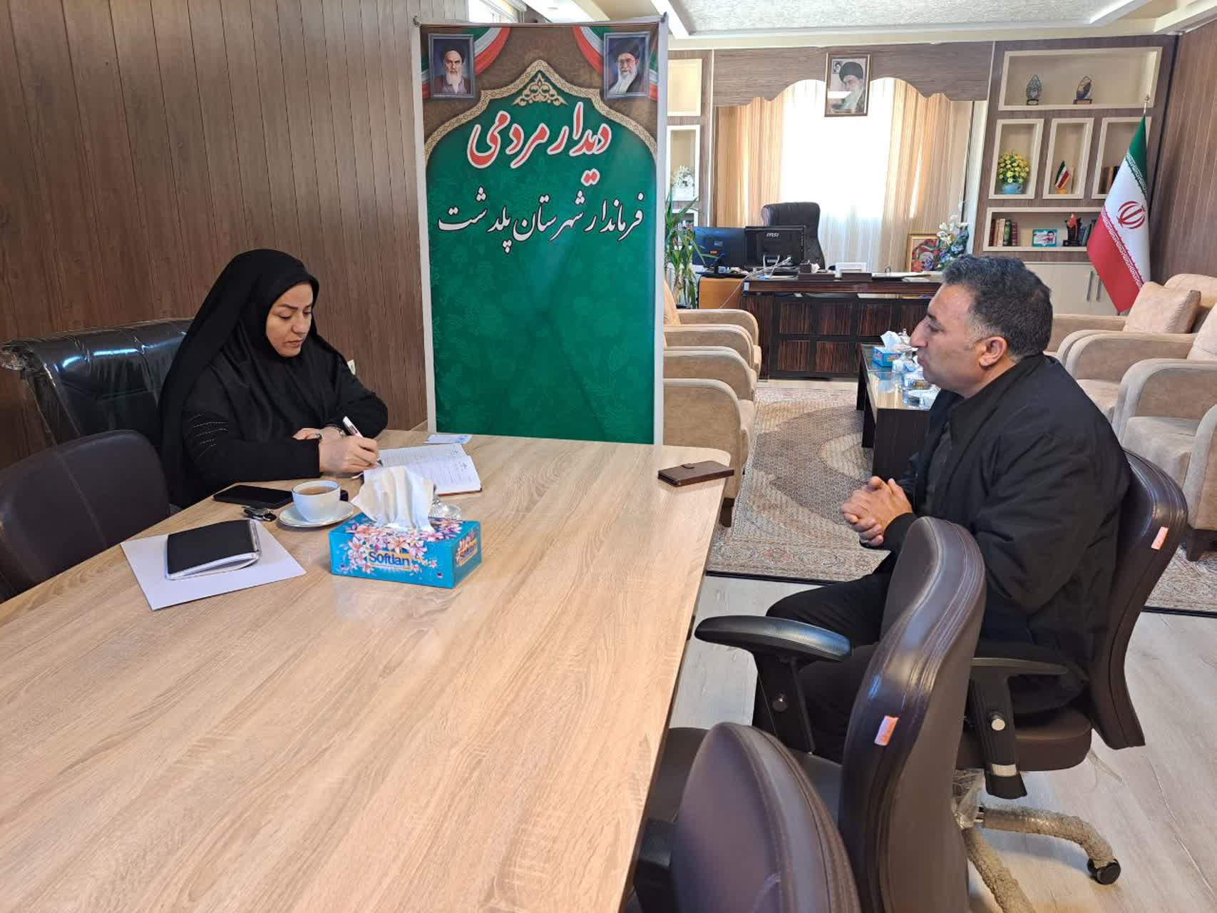 برگزاری ملاقات مردمی فرماندار شهرستان پلدشت+تصاویر