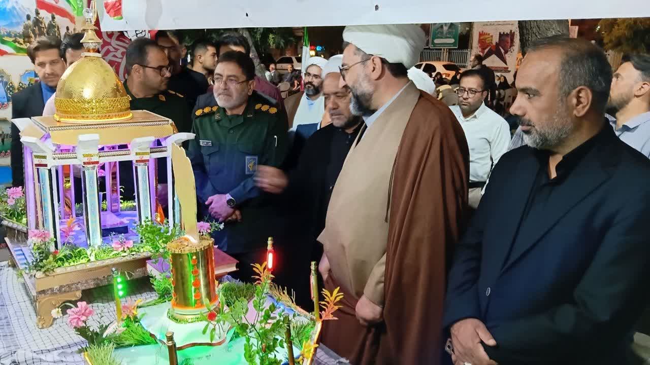 افتتاح نمایشگاه عملکردی پایگاه‌های مقاومت بسیج اسوه شهرستان پلدشت