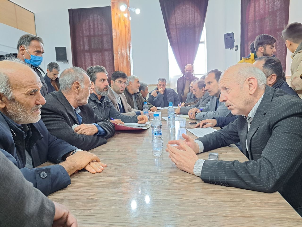 تشکیل میز ارتباطات مردمی در مسجد جامع روستای شهرک ارس