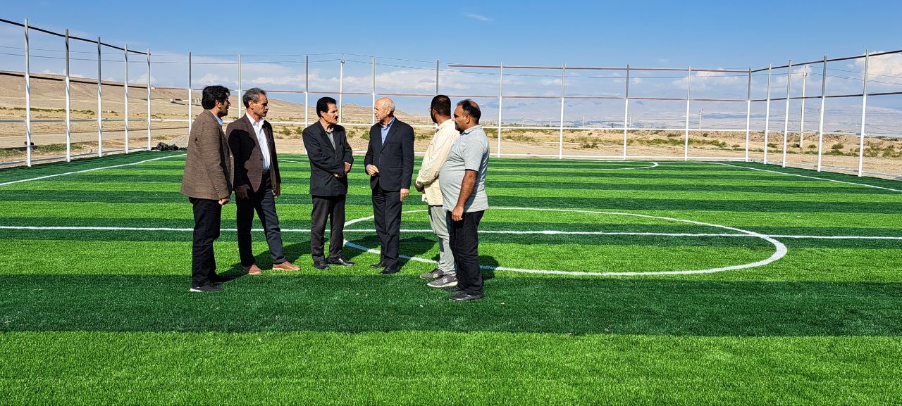 زمین چمن مصنوعی روستای بهلول آباد