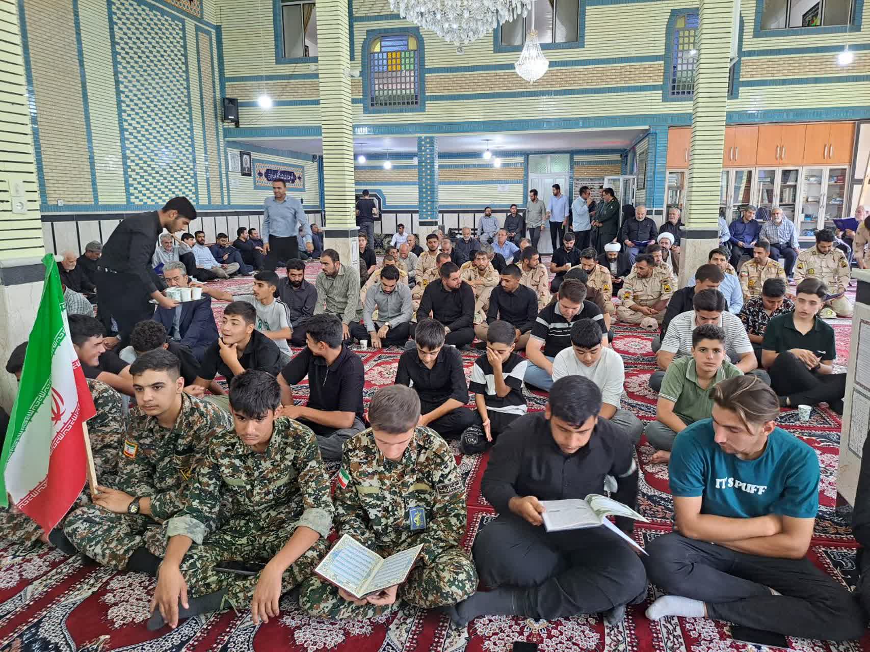 مراسم چهلمین روز شهادت رهبر شهید در پلدشت برگزار شد