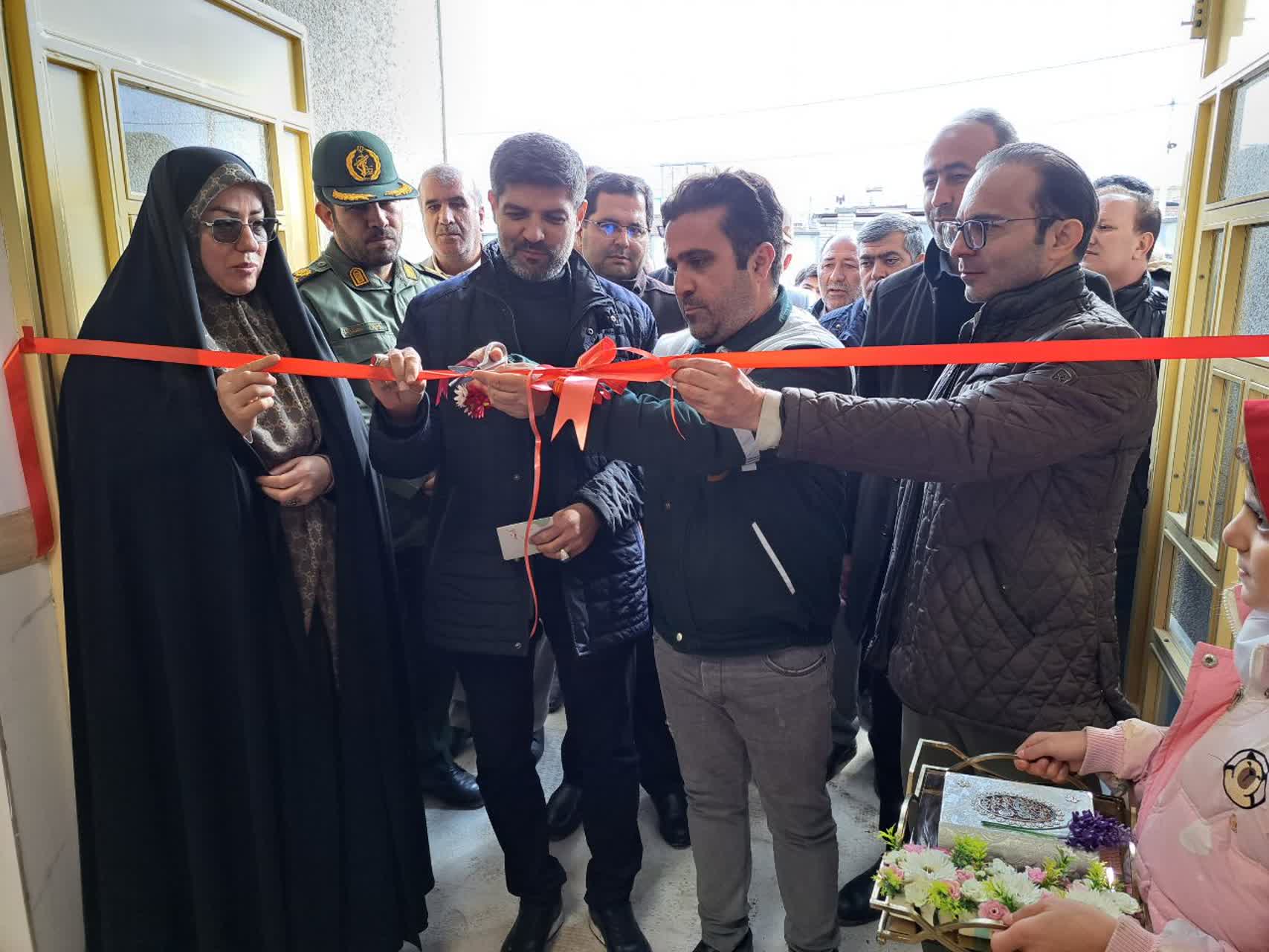 افتتاح مدرسه مشارکتی طرب‌رسان در پلدشت