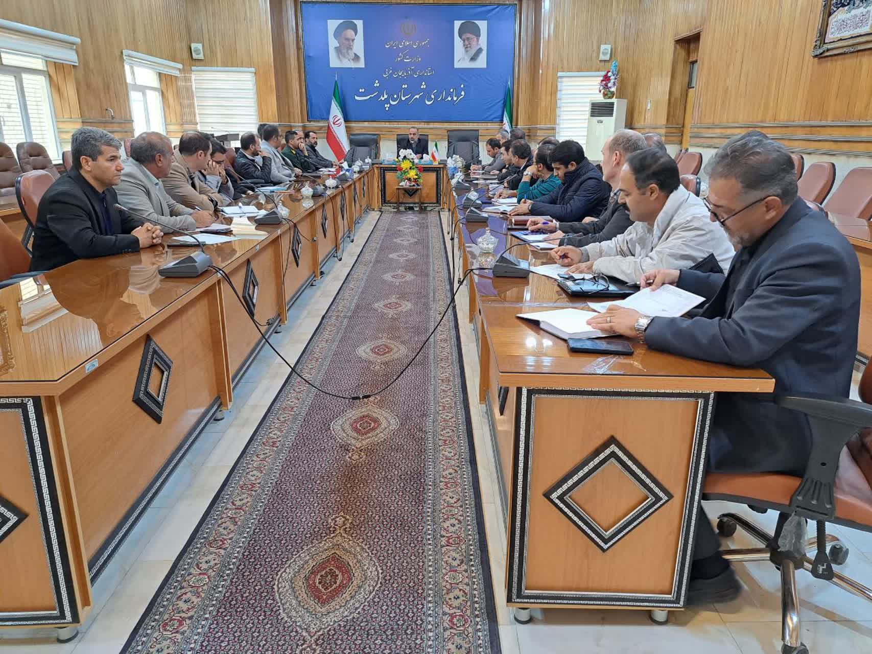 جلسه مدیریت بحران شهرستان برگزار شد