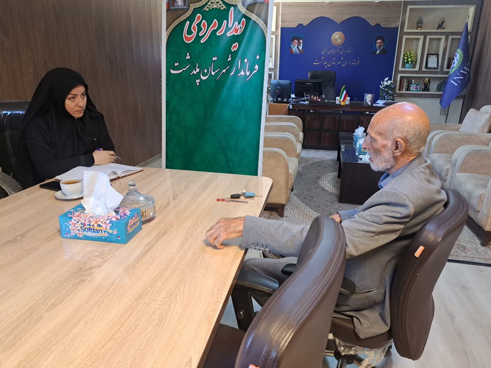 برگزاری ملاقات مردمی فرماندار شهرستان پلدشت