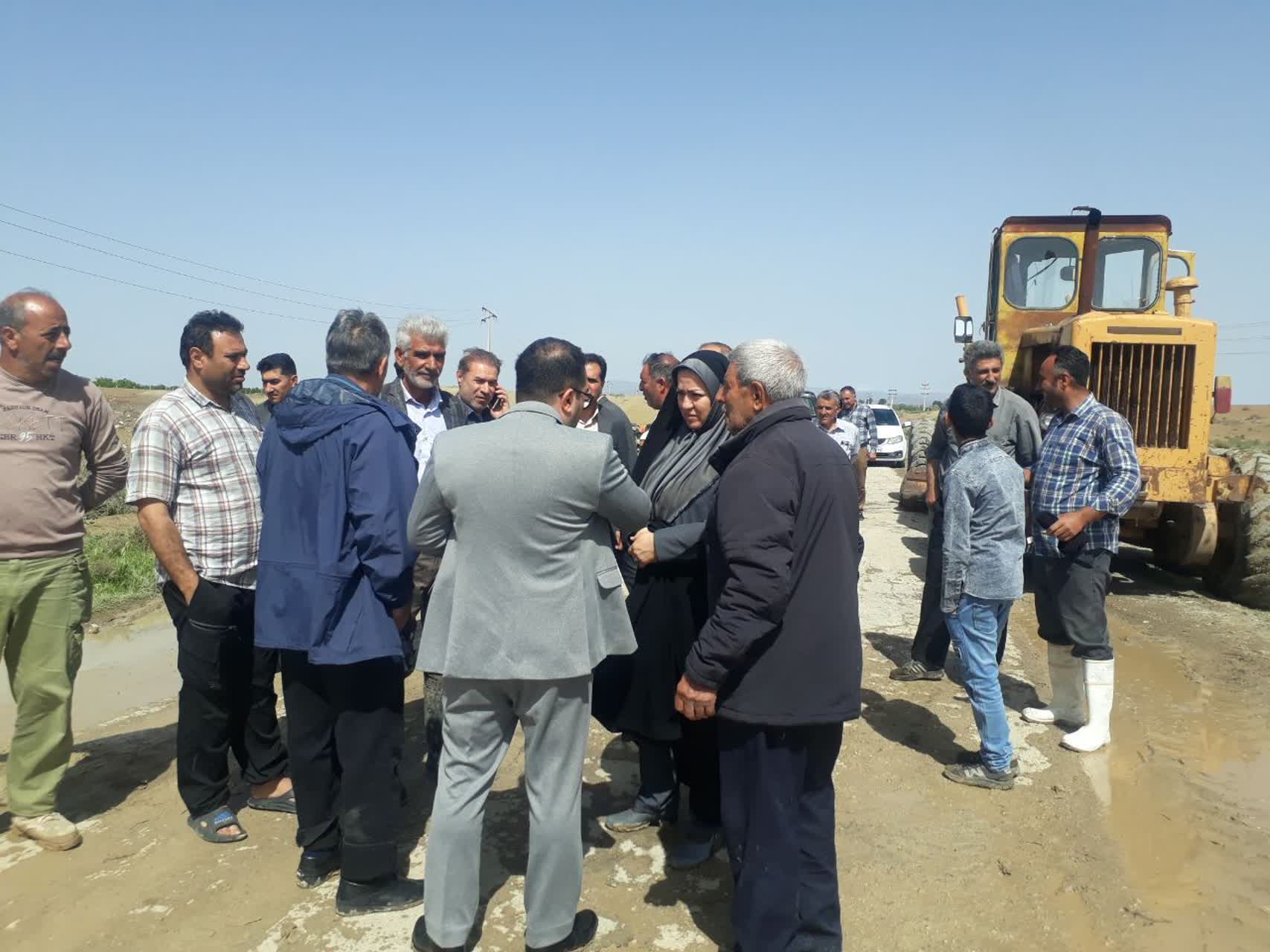 فرماندار پلدشت به صورت میدانی از مناطق متاثر از سیل بازدید و آخرین ضعیت موجود را ارزیابی کرد