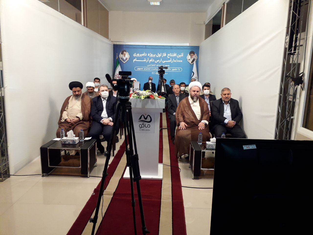 افتتاح فاز اوّل پروژه دامپروری 10 هزار راسی " ارس دام آرشام " در شهرستان پلدشت